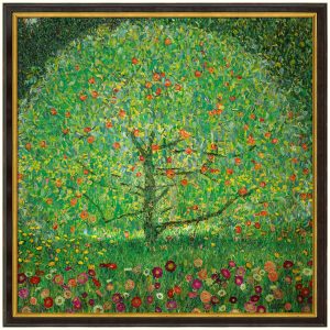 Reproduktion des Bildes "Apfelbaum I" von Gustav Klimt.