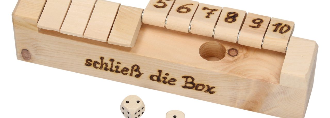 Spiel „Schließ die Box“