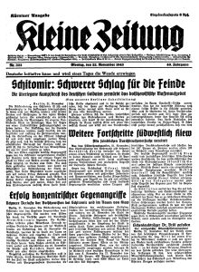 Archivzeitung Kärnten Kleine Zeitung