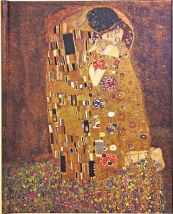 Kunst-Notizbuch Klimt "Der Kuss" groß