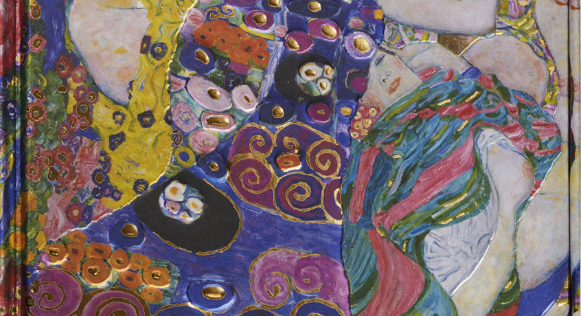 Kunst-Notizbuch Klimt „Die Jungfrau“